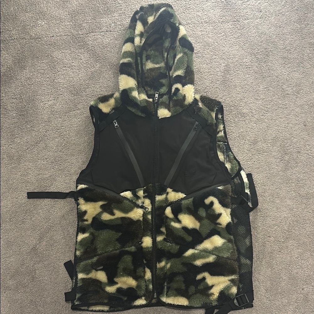 Prps Black and Tan Hooded Vest